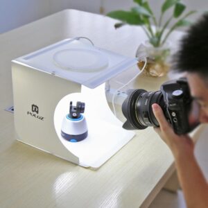 2 panele LED mini studio portative e palosshme